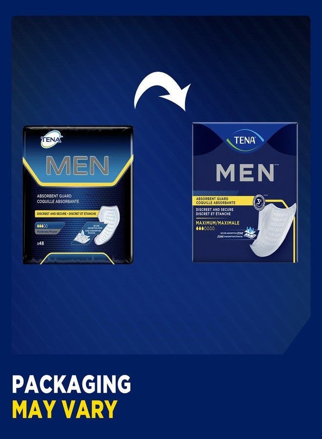 TENA Men Dry-Fast Core Maximum Adult Male Bladder Control Pads (20, Count) - Image 2